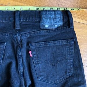 Levi 511 Blackwash 29 x 30